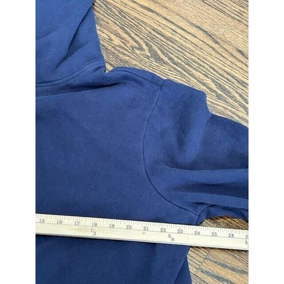 Polo Ralph Lauren Polo Bear Football Fleece Hoodie Long Sleeves Pullover Blue XL - Picture 4 of 9